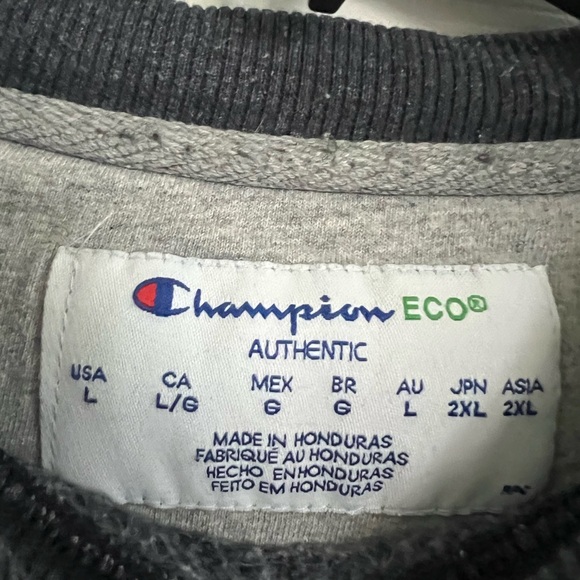 Champion Grey Crewneck Sweater - Picture 3 of 5